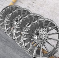 21” MERCEDES S63 SClass AMG ORIGINAL POLISHED RIMS S680 S580 OEM FACTORY SET