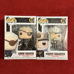 Funko Pop GOT House Of The Dragon Day Of The Dragon Aemond Viserys Bundle