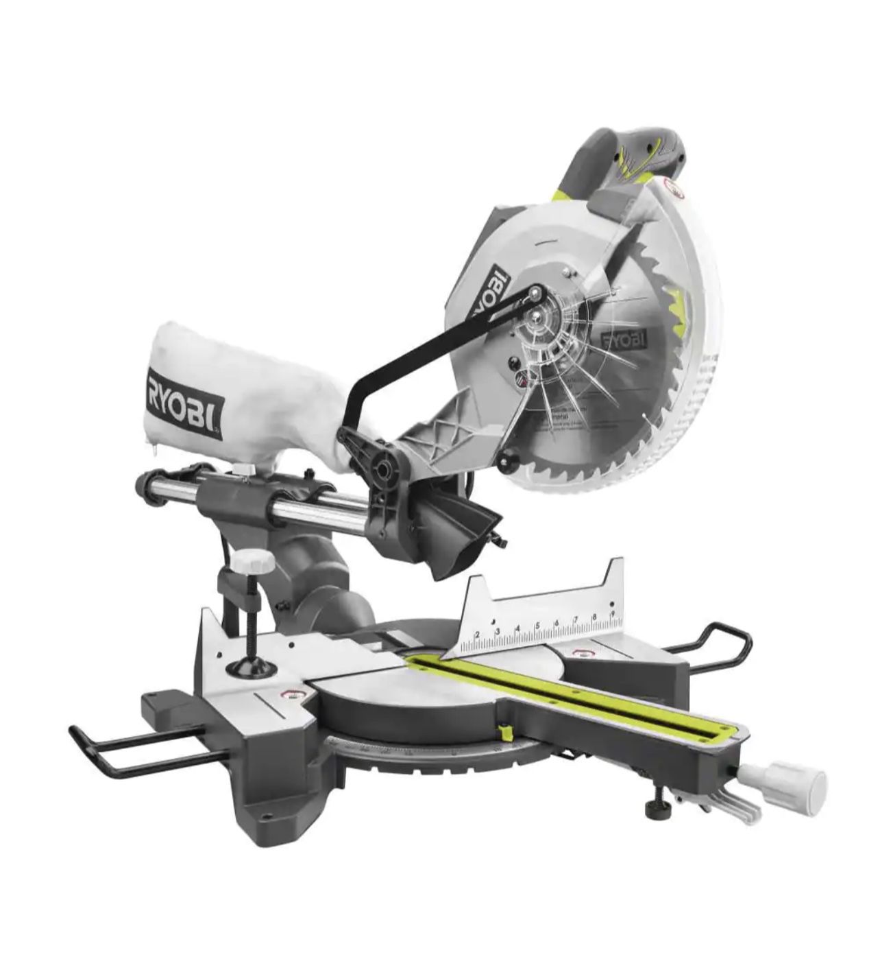 RYOBI 15 Amp 10 in. Corded Sliding Compound Miter Saw with LED Cutline