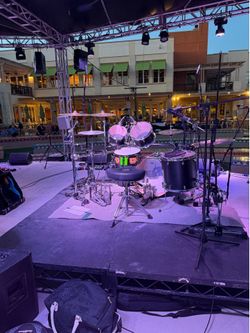 Yamaha Tour Custom 4 Piece Drum Set Licorice Satin