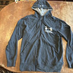 Men’s Grey UnderArmour Zip Up