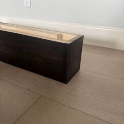 Fire Place Mantel - 36” Rustic Dark Wood -Brand New