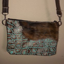 Cowhide/ Leather Purse 