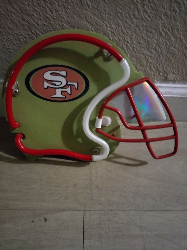 San Francisco 49ers Swag. Colin Framed Poster. Light Up Scoreboard, And  Neon Helmet. Can't Beat Pricrt for Sale in Reno, NV - OfferUp