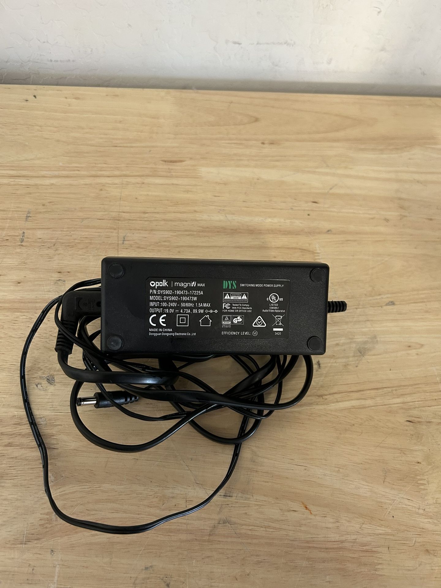 Polk Magnifi Max DYS(contact info removed)73W 19V 4.73 Power Supply