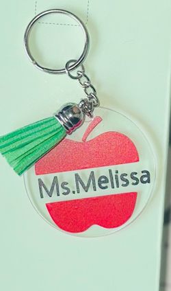 Teacher Appreciation Week Personalized keychain