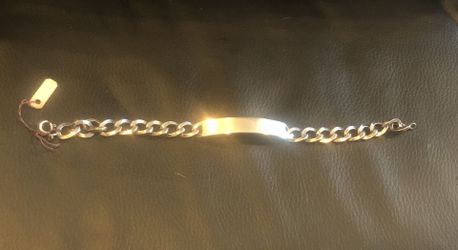 New Sterling ID bracelet