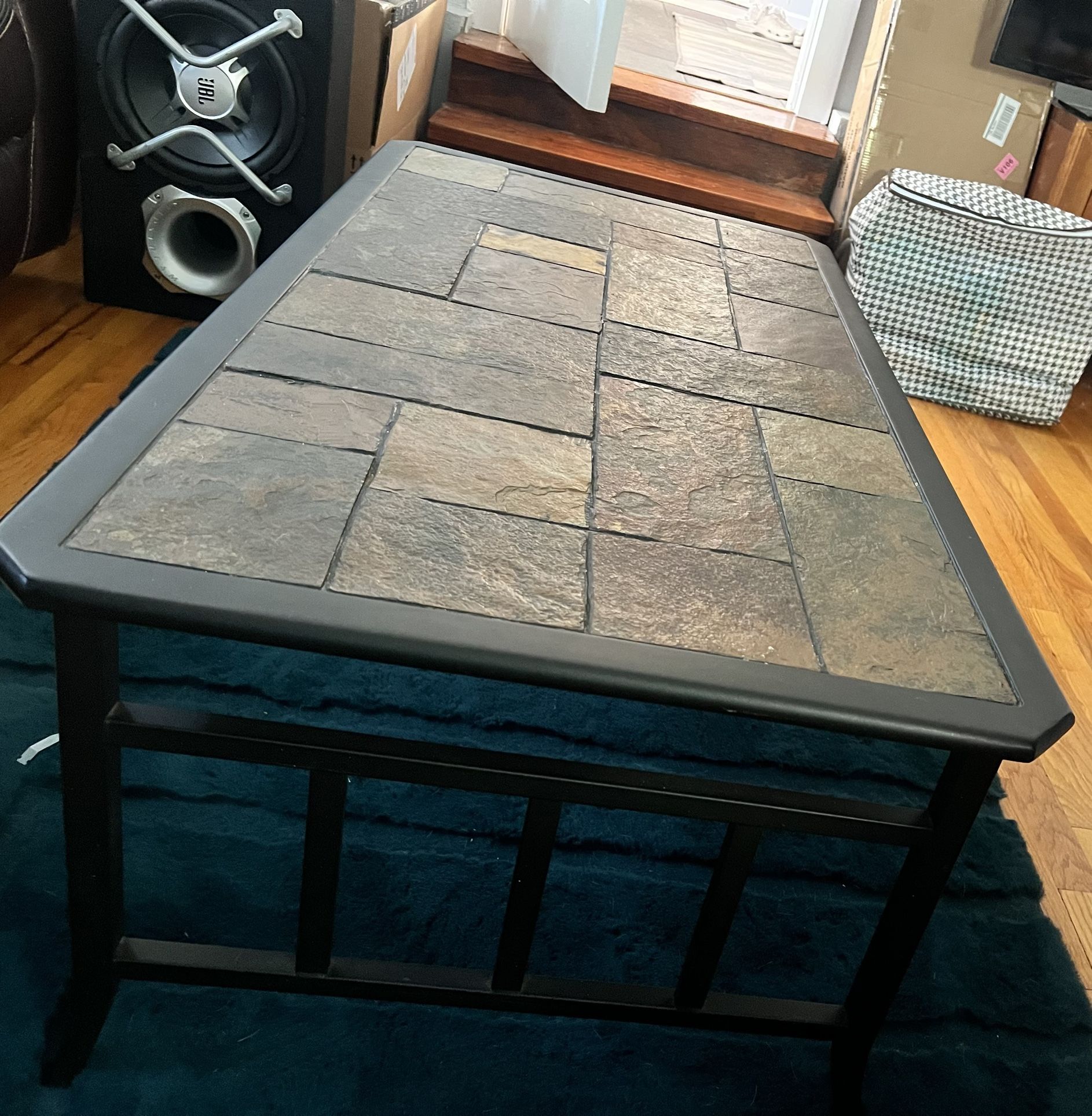 Coffee Table And Matching End Table