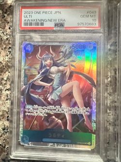 2023 One Piece Japan ULTI OP05-043 Awakening/New Erra PSA 10