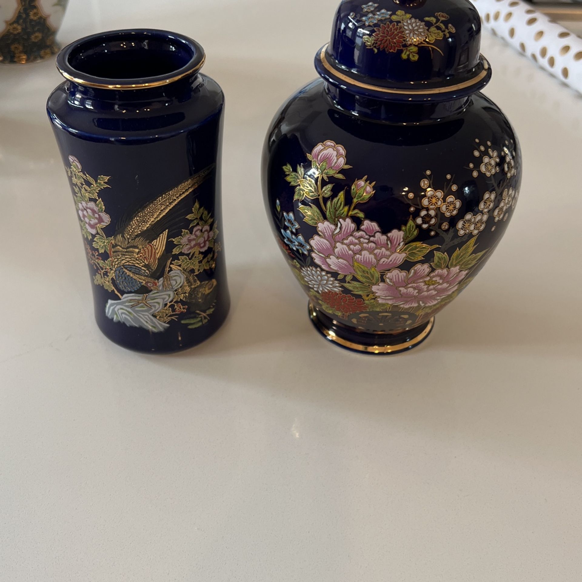 Japanese Vase And Ginger Jar