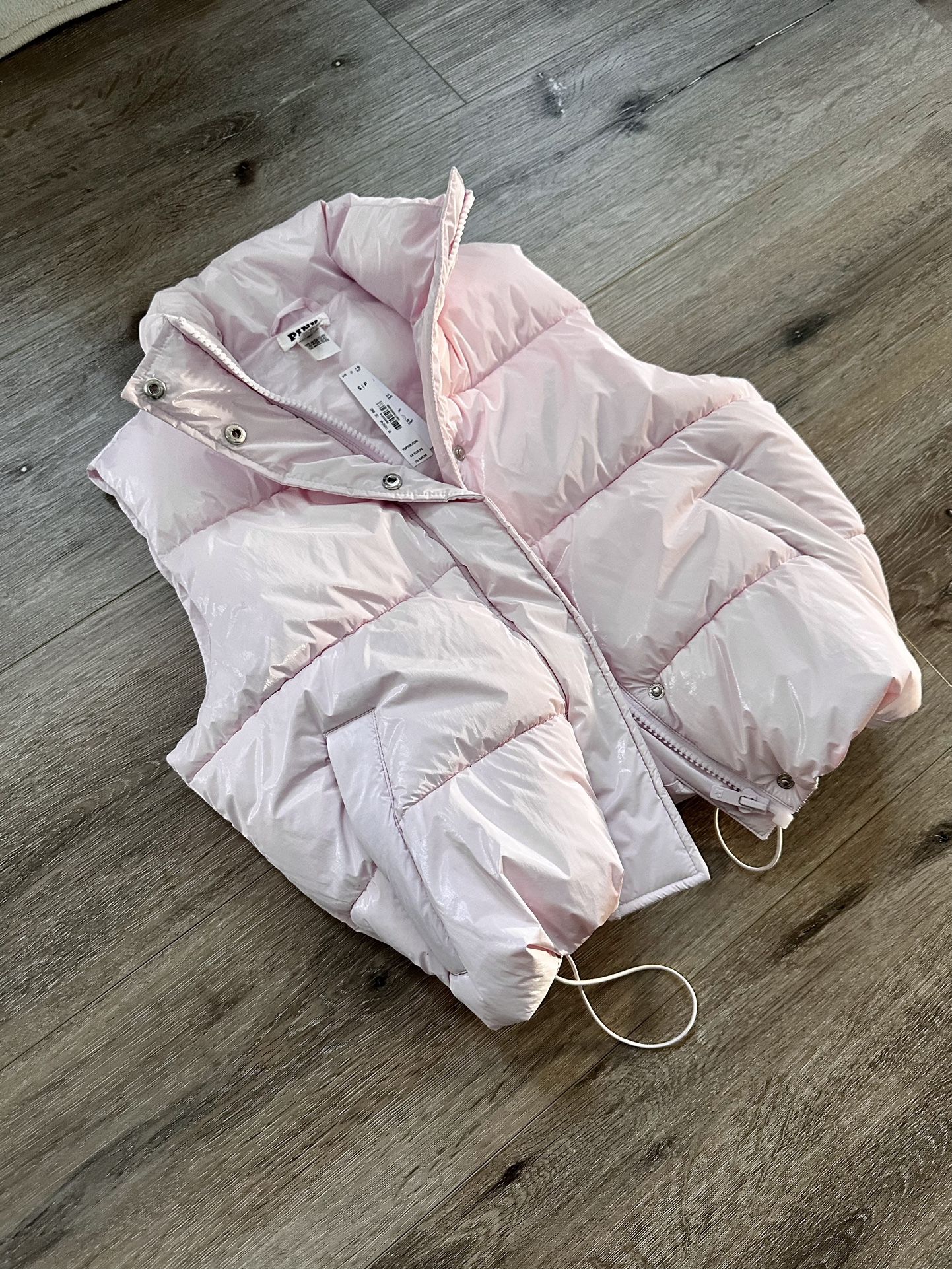 Victorias Secret Pink Puffer Vest Size Small