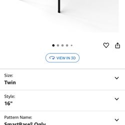 Twin Size Very Heavy Duty Bed Frame High Quality Steel 