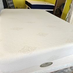 Mattress And Box Spring Queen Size 