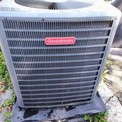5 ton AC air conditioner condenser compressor used 2017 Goodman 14 seer 