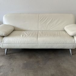 European Leather Sofa 