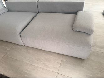Two piece giant couch