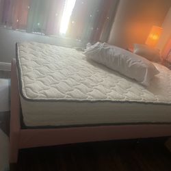 Toddler Girl Bed & Mattress