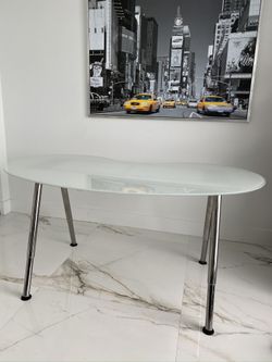 Glass Modern Home Office Desk