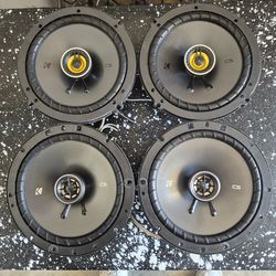 Four Kicker door speakers