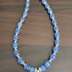 Evil eyes crystal necklace