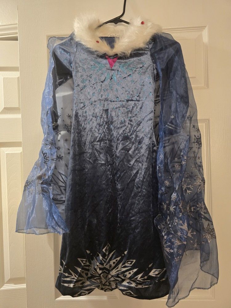 3 To 4 Years Snow Princess/Elsa Halloween Costume