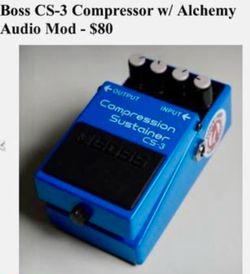 Alchemy Audio Mod Boss Compressor