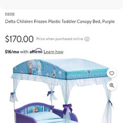 Elsa Toddler Bed And Mattress 