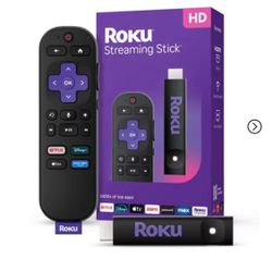 Roku Streaming Stick 2025 HD Roku Streaming Device with Voice Remote - Free and Live TV Access