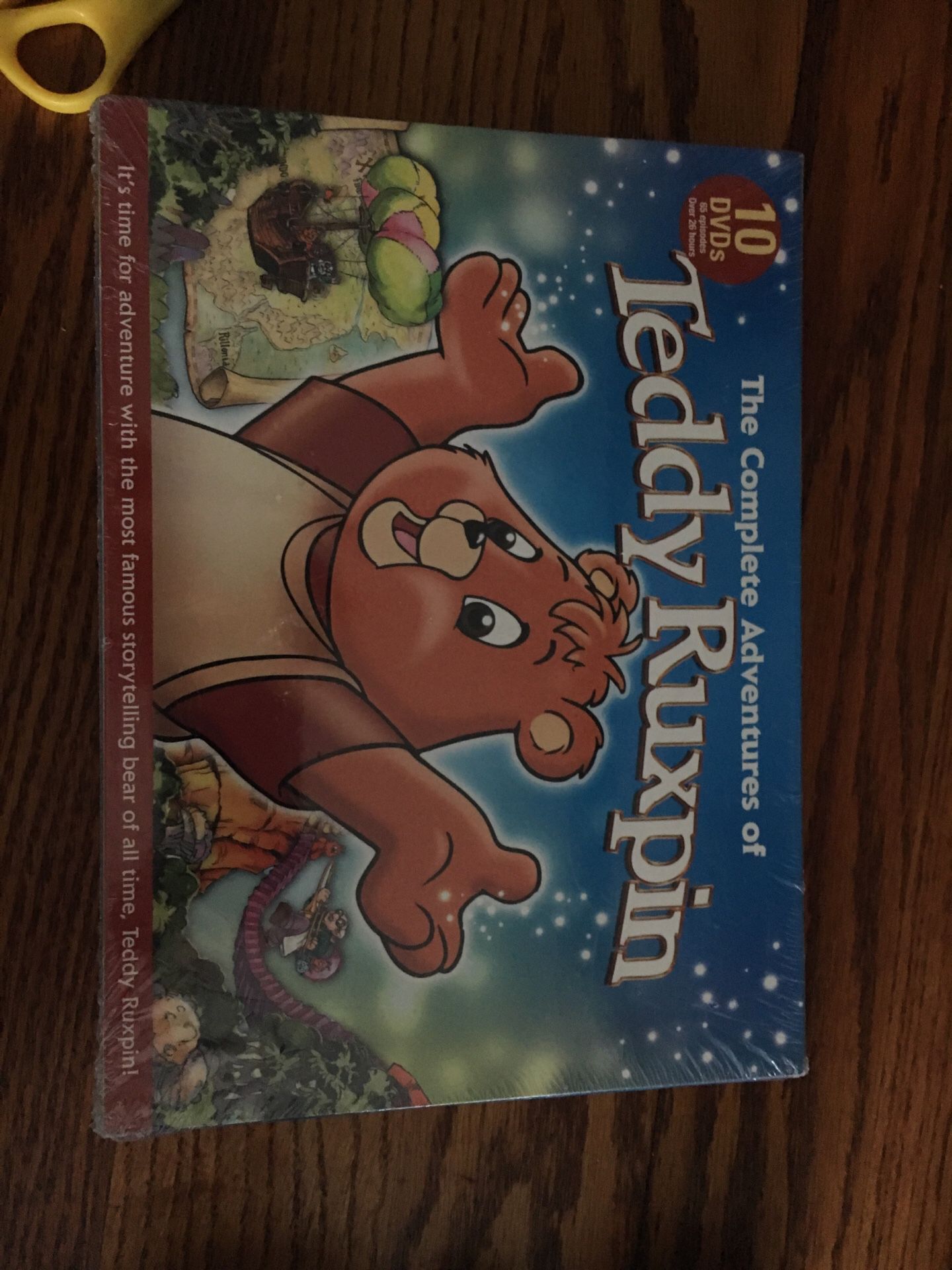 Unopened brand new 10 DVDs 65 episodes over 26 hours the complete adventure of Teddy Ruxpin.