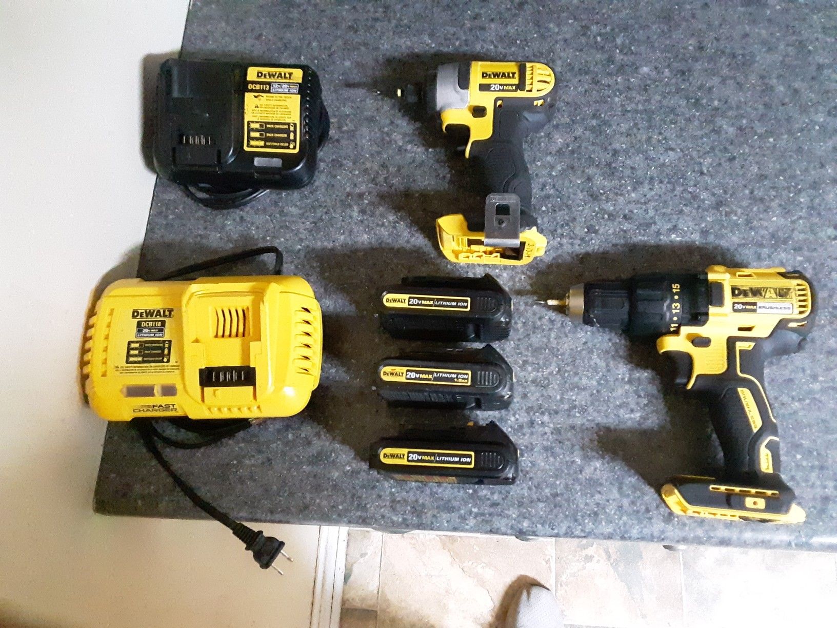 Dewalt 20v cordless tools