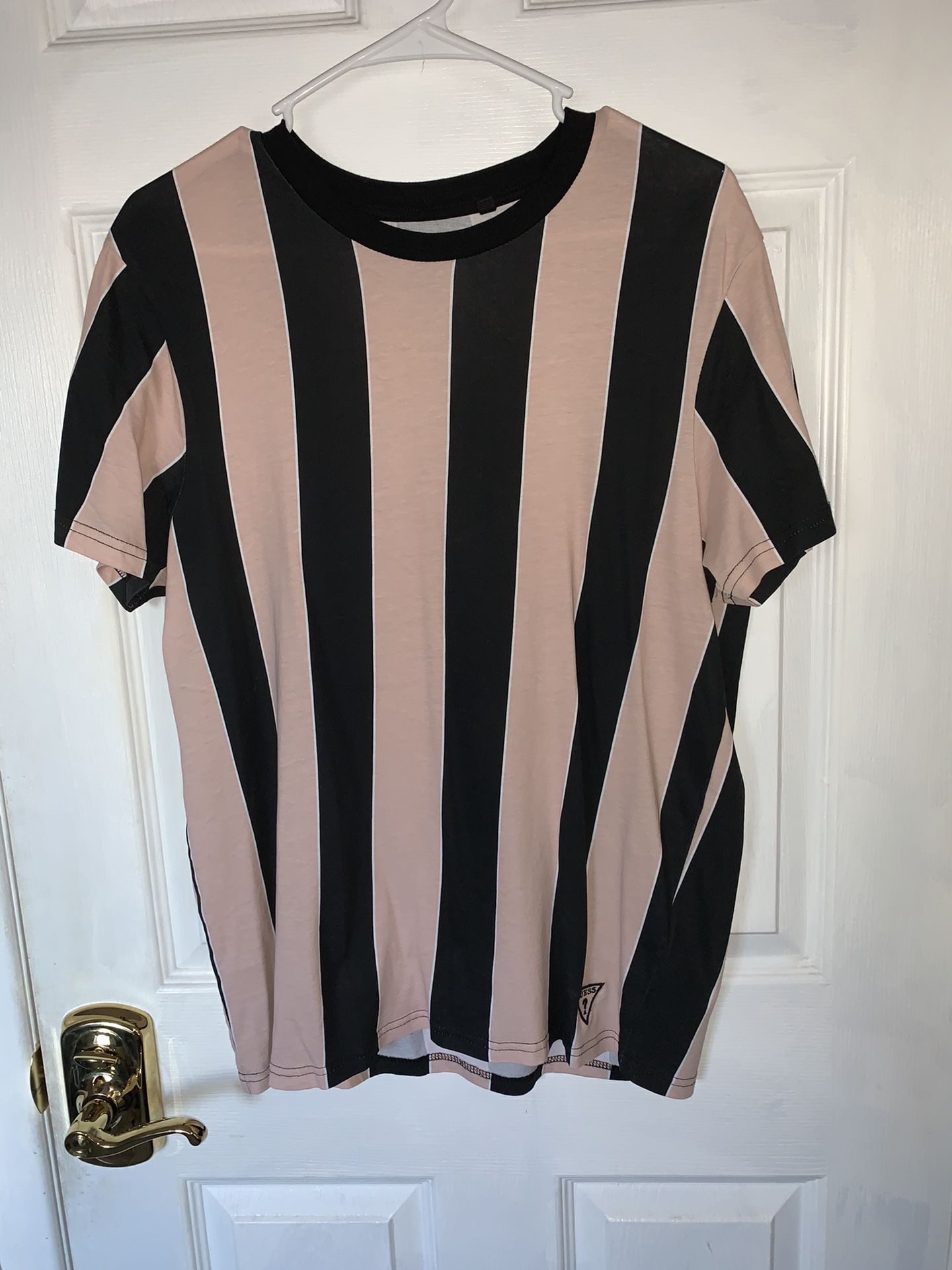Pink And Black Guess Shirt