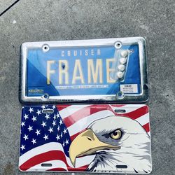 license plate holder, see description