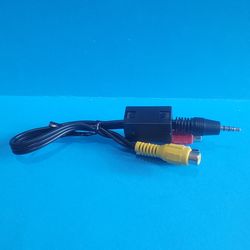 3.5mm Mini AV Plug to 3 RCA Female Adapter Audio Video Cable 1Ft.