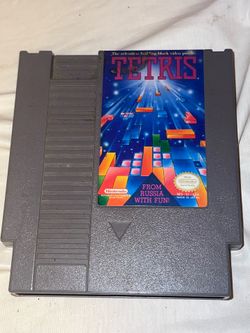 Original Nintendo Tetris cartridge game