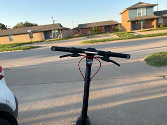 Black electrical scooter
