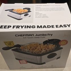 Chefman Jumbo Fry 4.5-Quart Deep Fryer