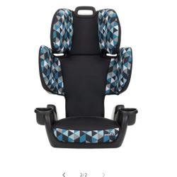 Booster car seat evenflo for a child baby chair boost with cup holders adjustable height