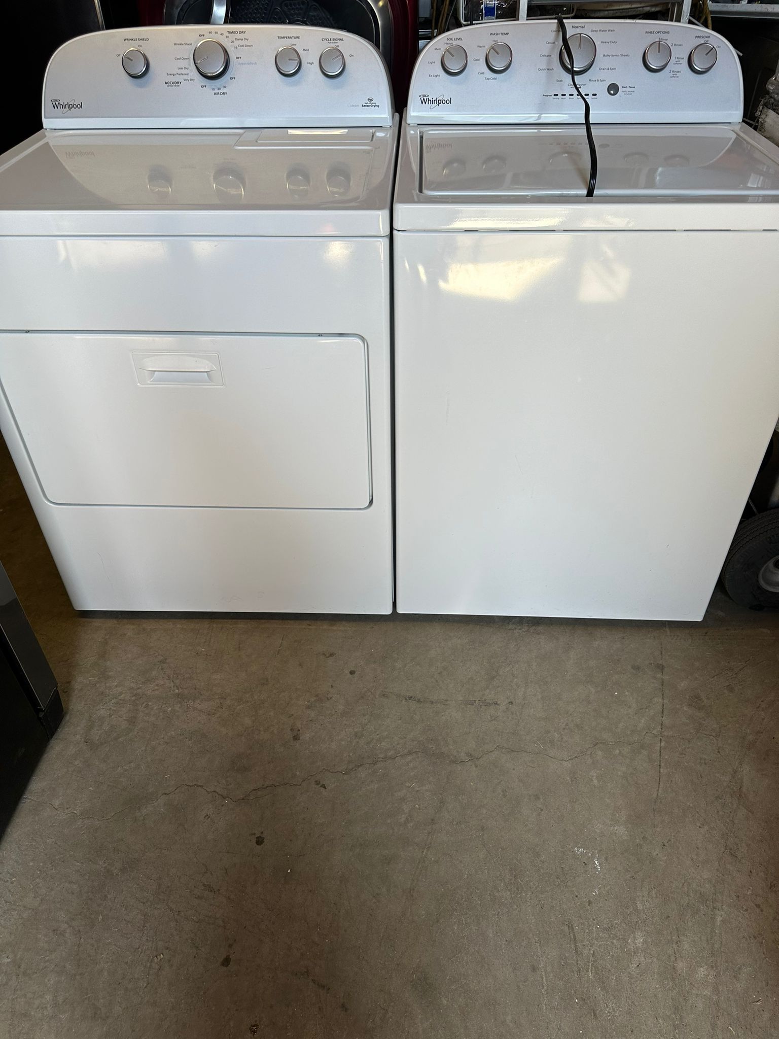 Washer And Electric Dryer Set 
