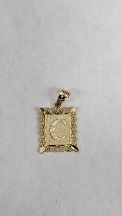"C" Letter Charm