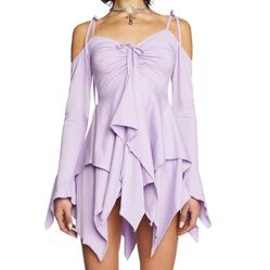 Brand New purple dolls kill F is for fairies dress