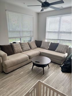 Beige couch