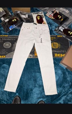 purple jeans