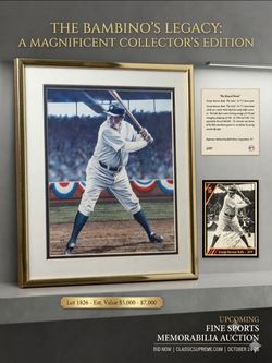 Babe Ruth "The Bambino's Legacy" - 4th of July Sale!