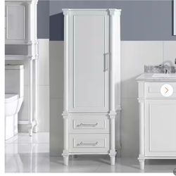 Hi everyone we  have this cabinet   available  brand new non tax this beautiful Bathroom cabinet ..,.,. New no tax also We locate in hesperia we taken