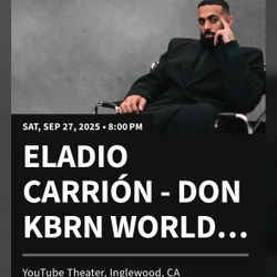 Eladio Carrion (2) Tickets For 100