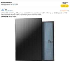 425W N-Type Bifacial Solar Panel, 16BB Monocrystalline, Up to 25% Efficiency, for 12V/24V/48V On-Grid & Off-Grid Systems, Rooftop, Home, Farm, Energy 