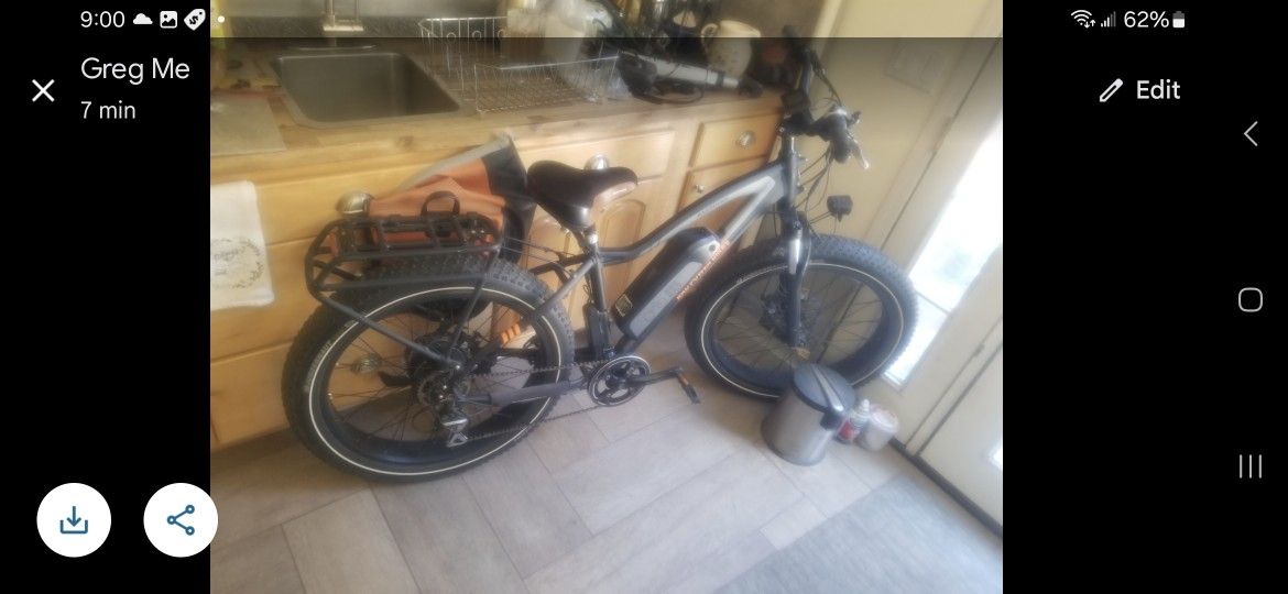 Fat Tire Ebike Like New