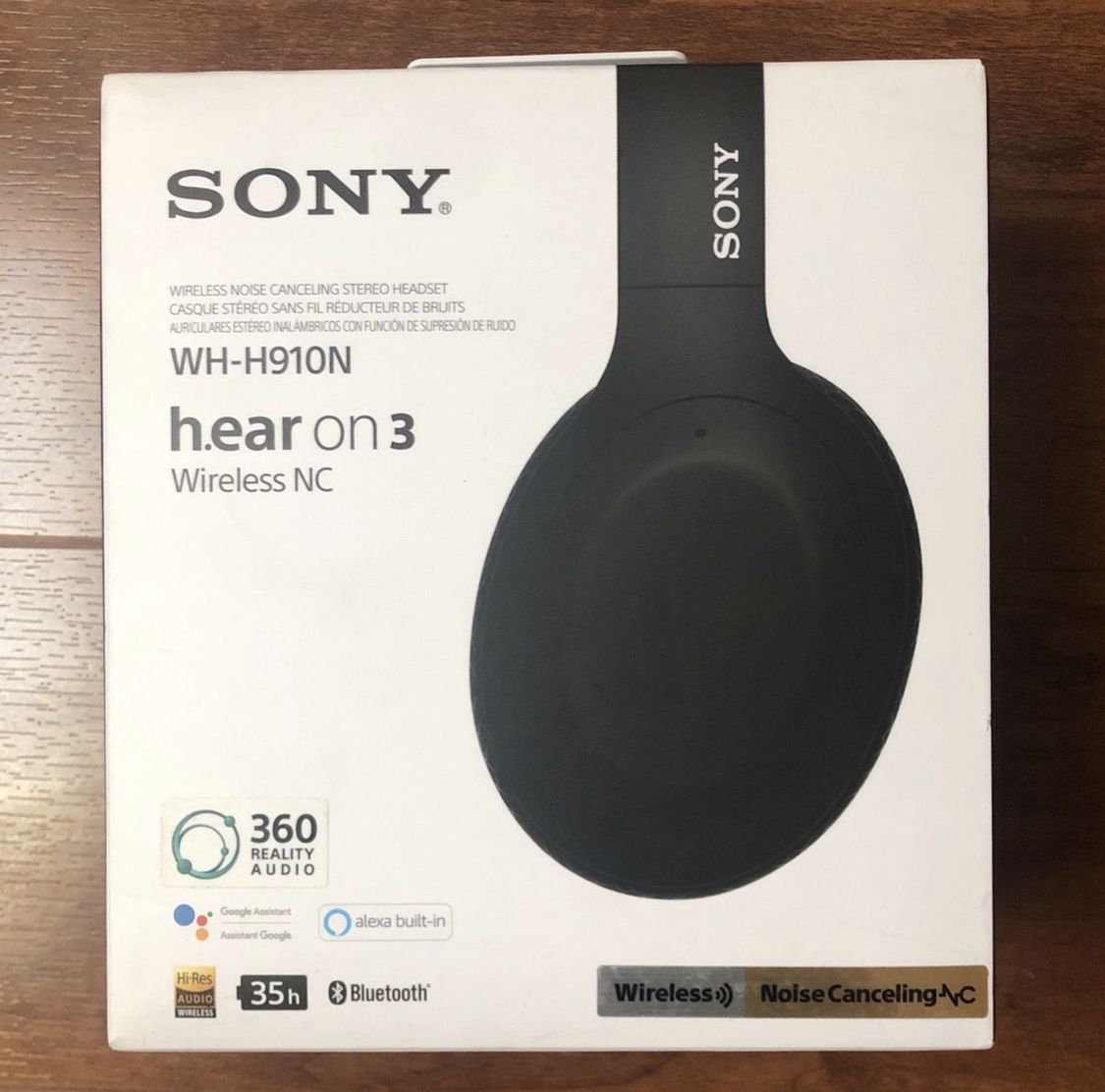 Brand New Sony Wireless Headphones WH-H910N H.ear On 3