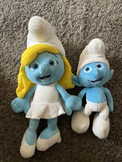 A Smurf And Smurfett