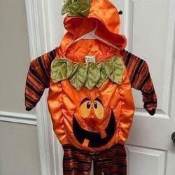 Child Size 12 month Fits 1 yo Pumpkin Costume just $5